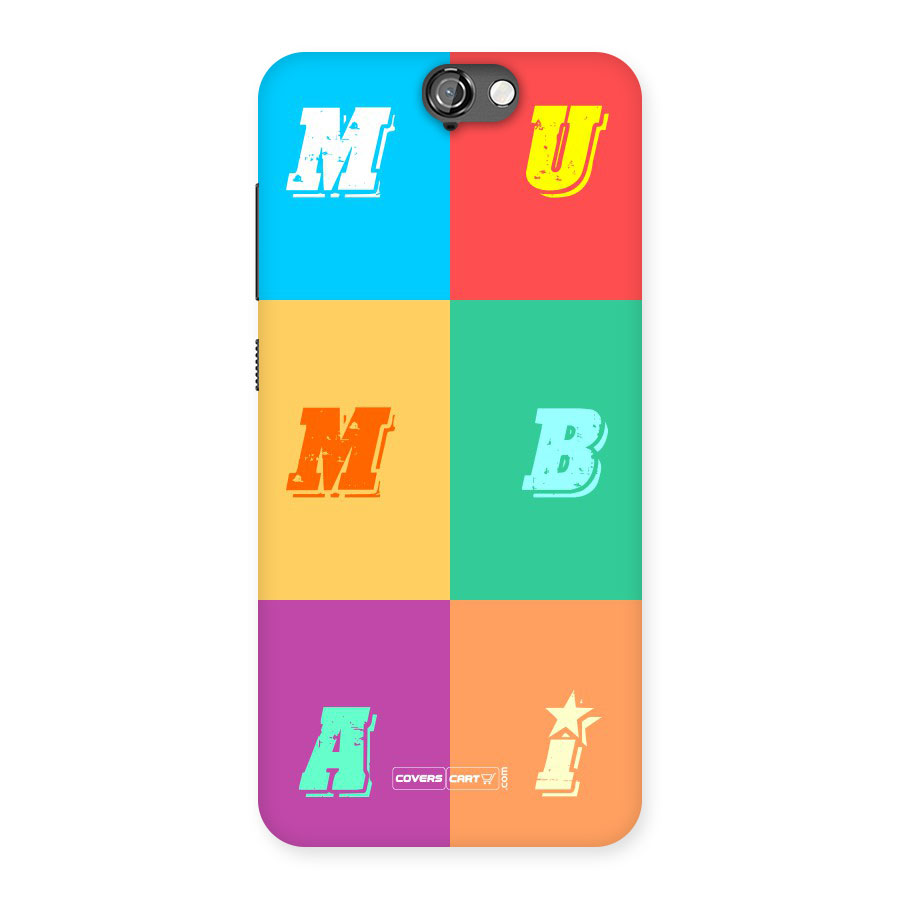Mumbai Alphabets Back Case for HTC One A9