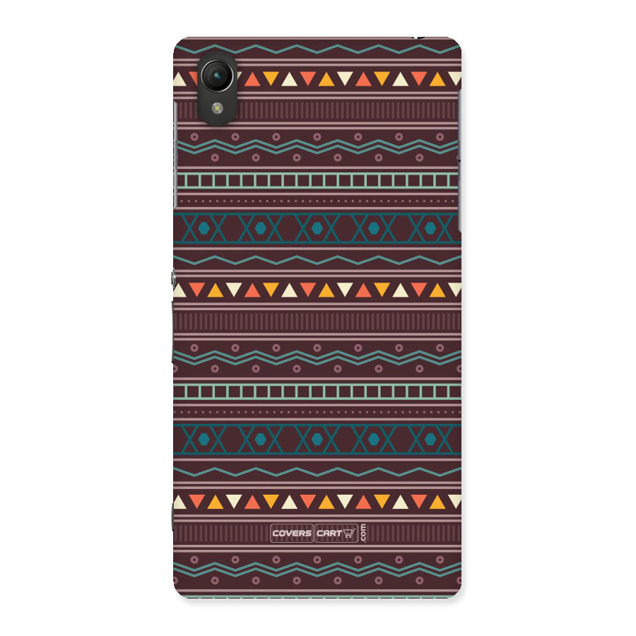 Classic Aztec Pattern Back Case for Xperia Z2