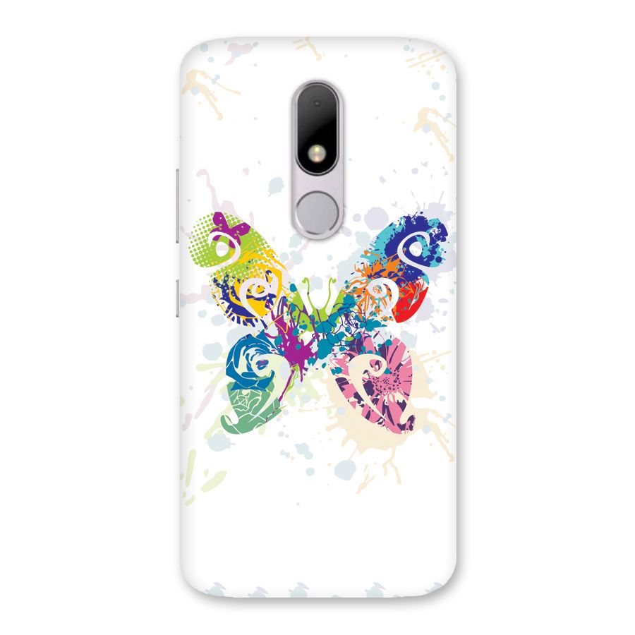 Abstract Butterfly Back Case for Moto M
