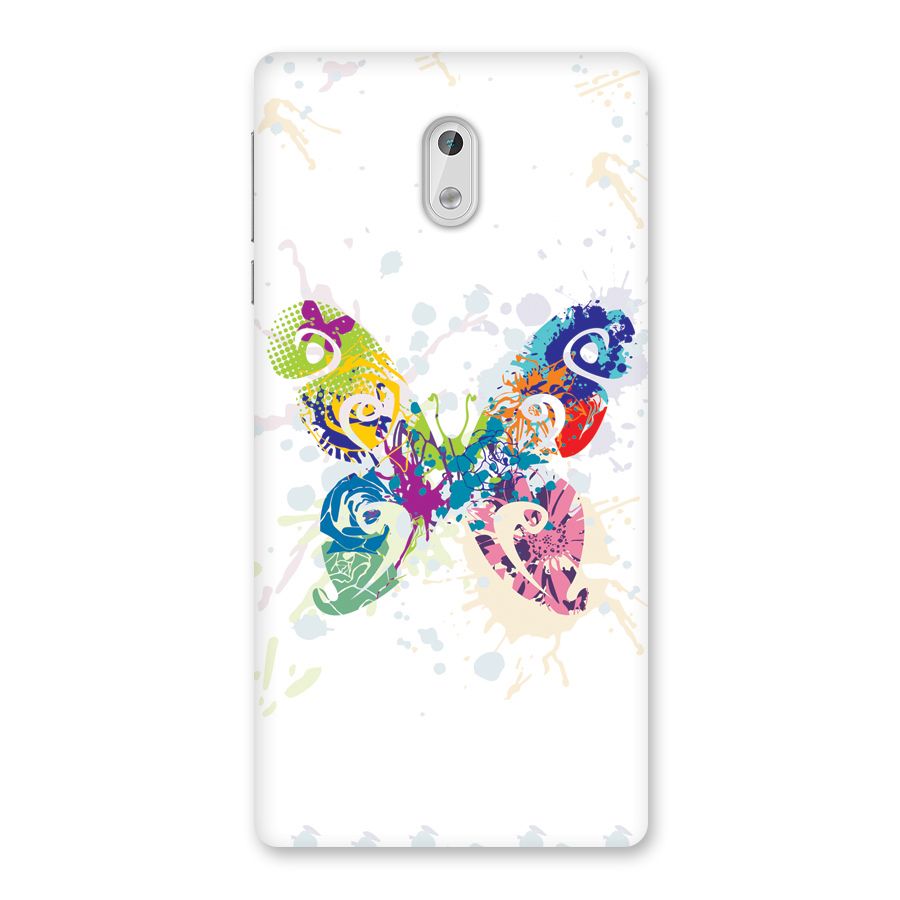 Abstract Butterfly Back Case for Nokia 3