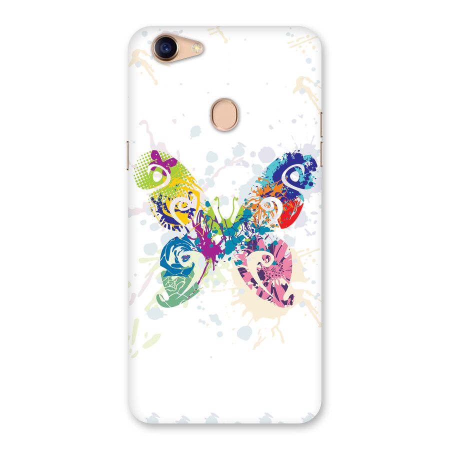 Abstract Butterfly Back Case for Oppo F5
