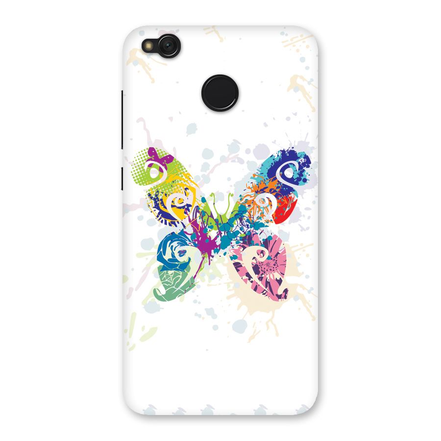 Abstract Butterfly Back Case for Redmi 4