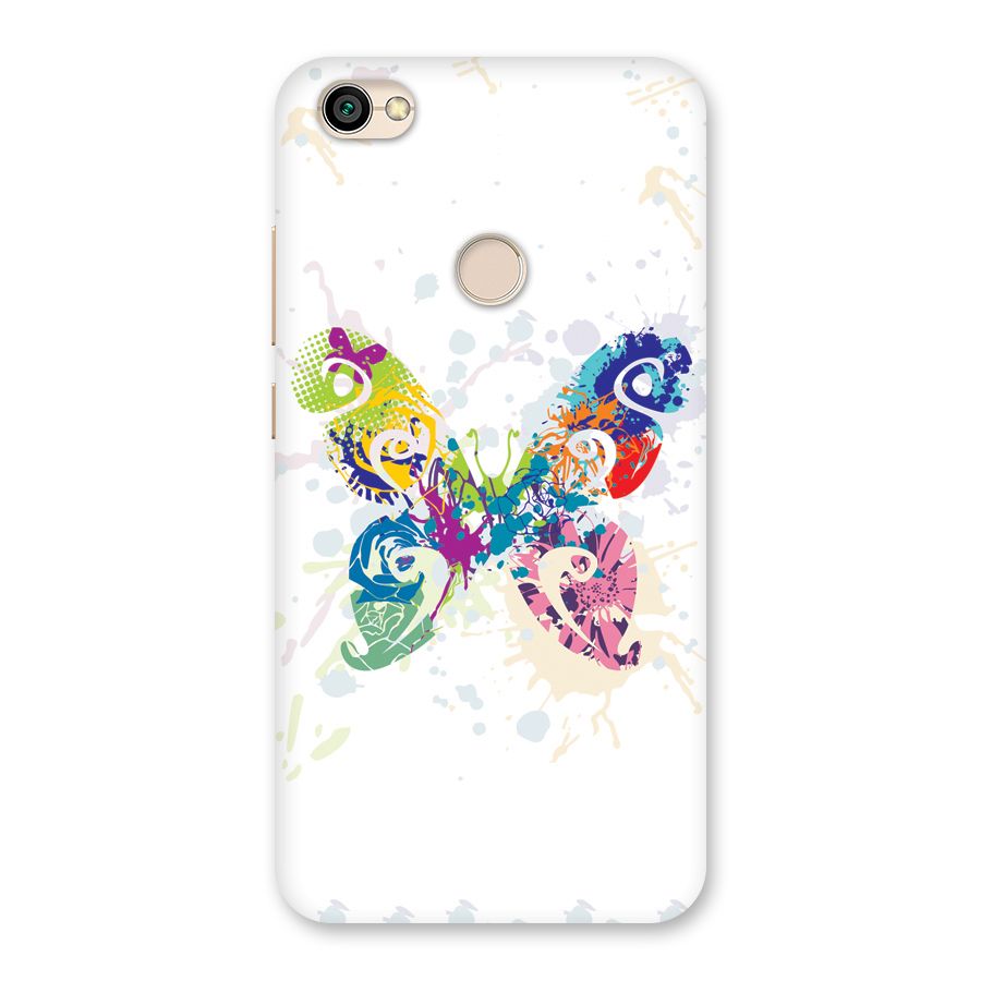 Abstract Butterfly Back Case for Redmi Y1 2017