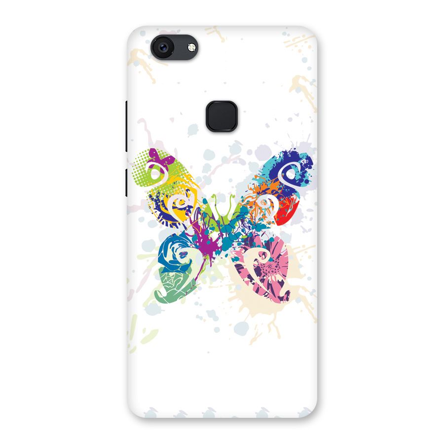 Abstract Butterfly Back Case for Vivo V7 Plus