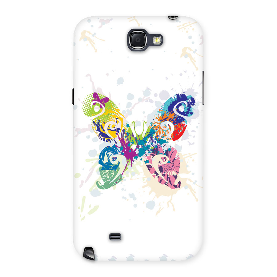 Abstract Butterfly Back Case for Galaxy Note 2