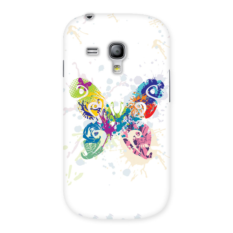 Abstract Butterfly Back Case for Galaxy S3 Mini