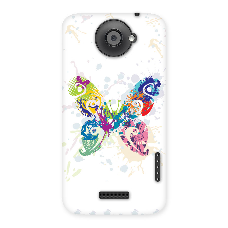 Abstract Butterfly Back Case for HTC One X