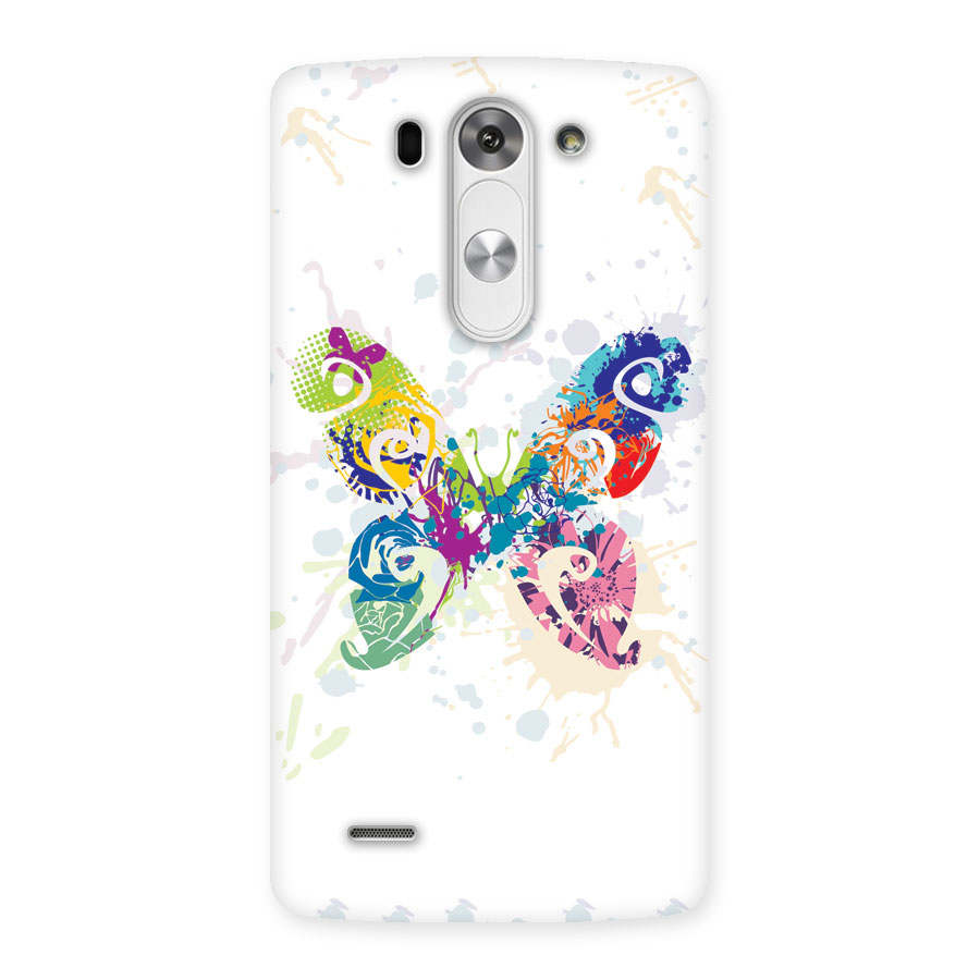 Abstract Butterfly Back Case for LG G3 Beat
