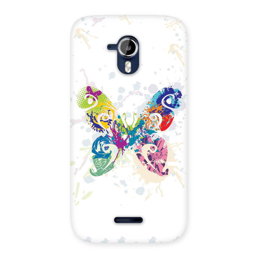 Abstract Butterfly Back Case for Micromax Canvas Magnus A117