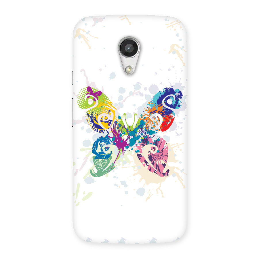 Abstract Butterfly Back Case for Moto G 2nd Gen