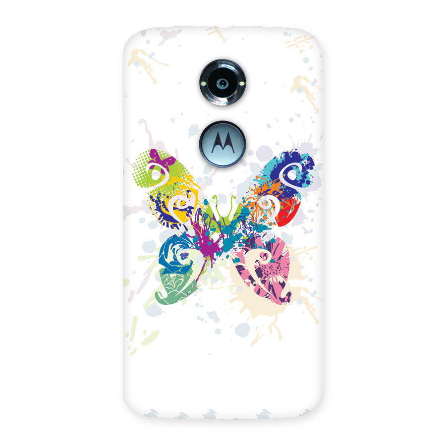 Abstract Butterfly Back Case for Moto X 2nd Gen