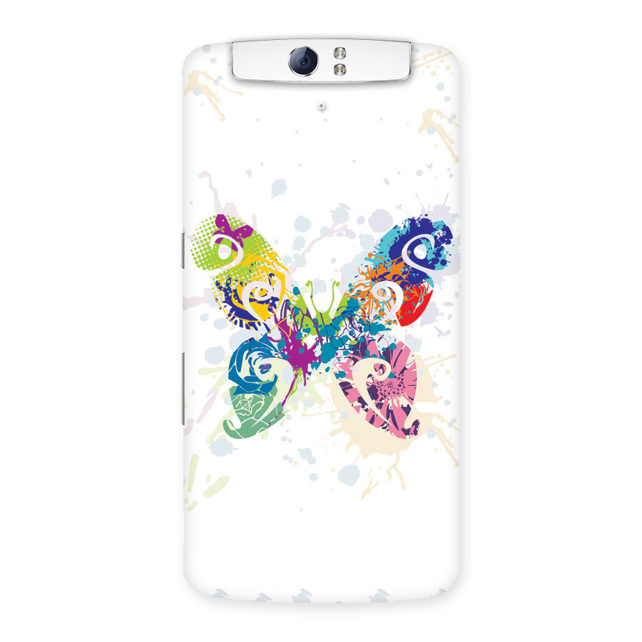 Abstract Butterfly Back Case for Oppo N1