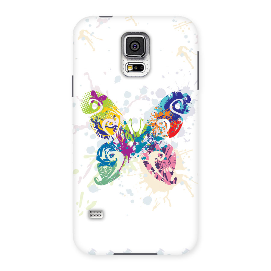 Abstract Butterfly Back Case for Samsung Galaxy S5