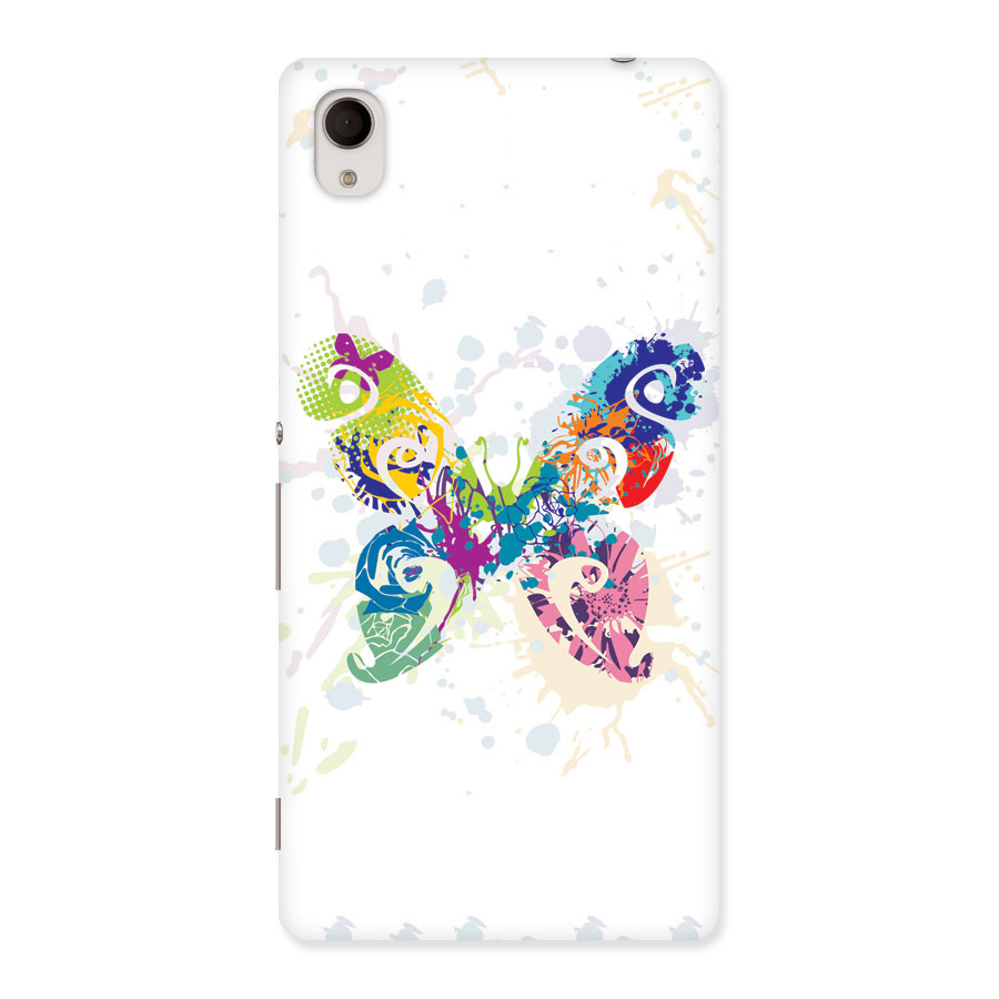 Abstract Butterfly Back Case for Sony Xperia M4