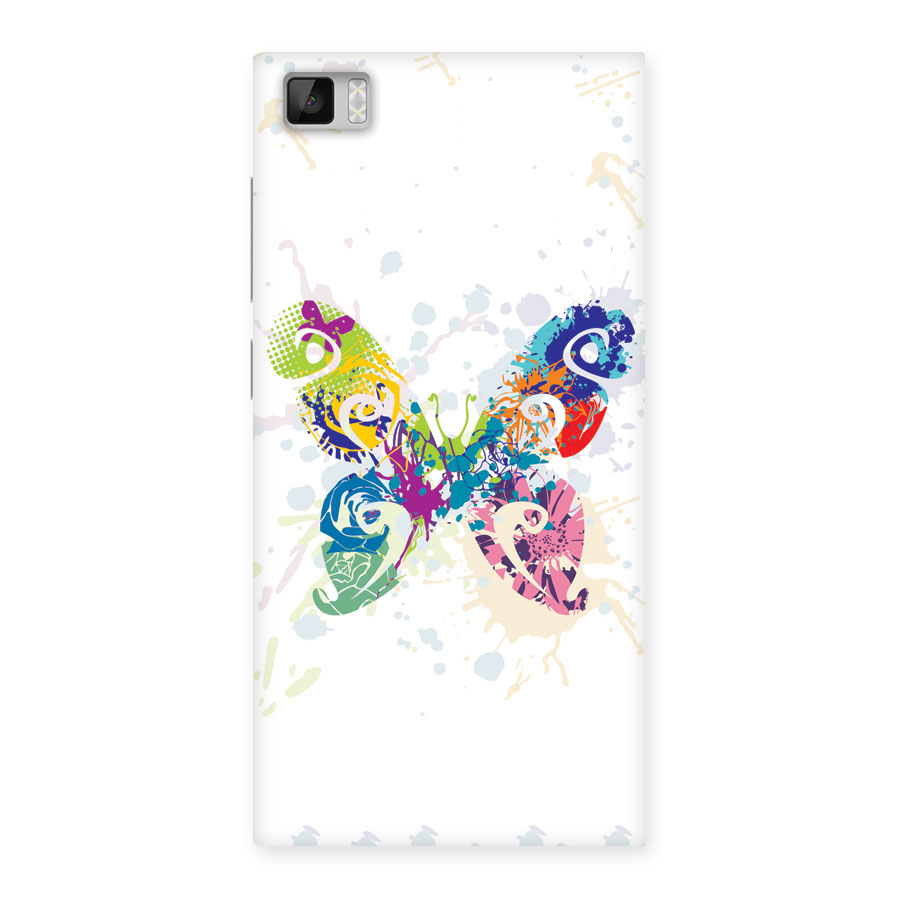 Abstract Butterfly Back Case for Xiaomi Mi3