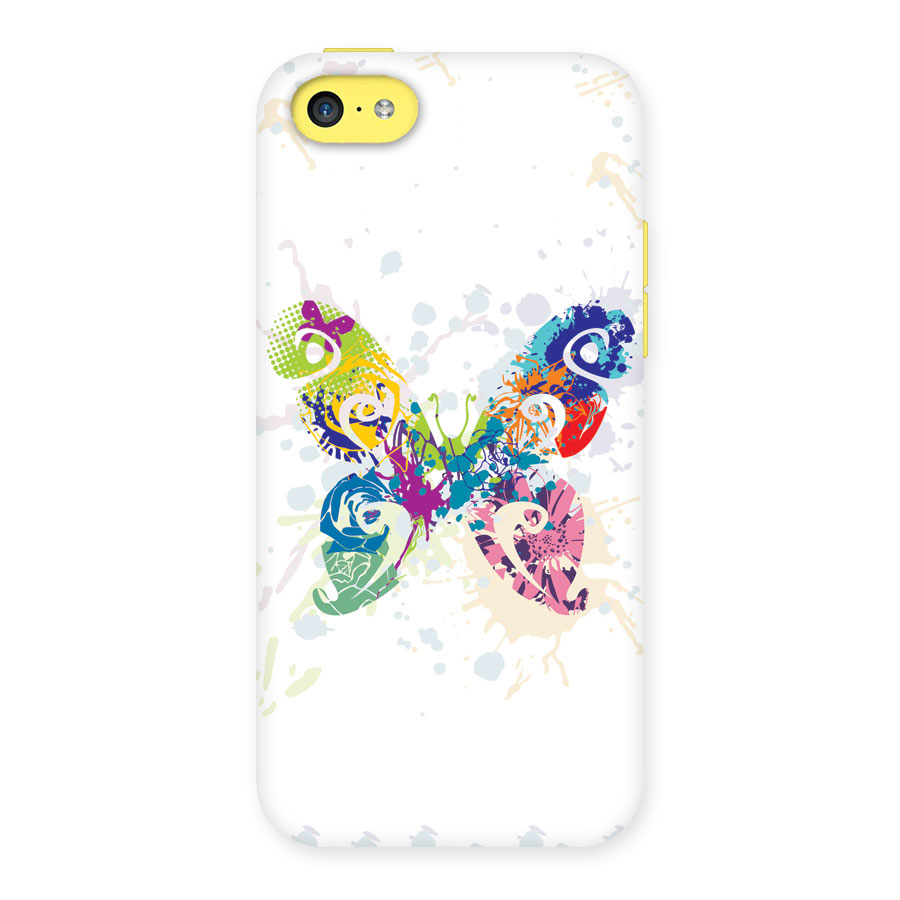 Abstract Butterfly Back Case for iPhone 5C