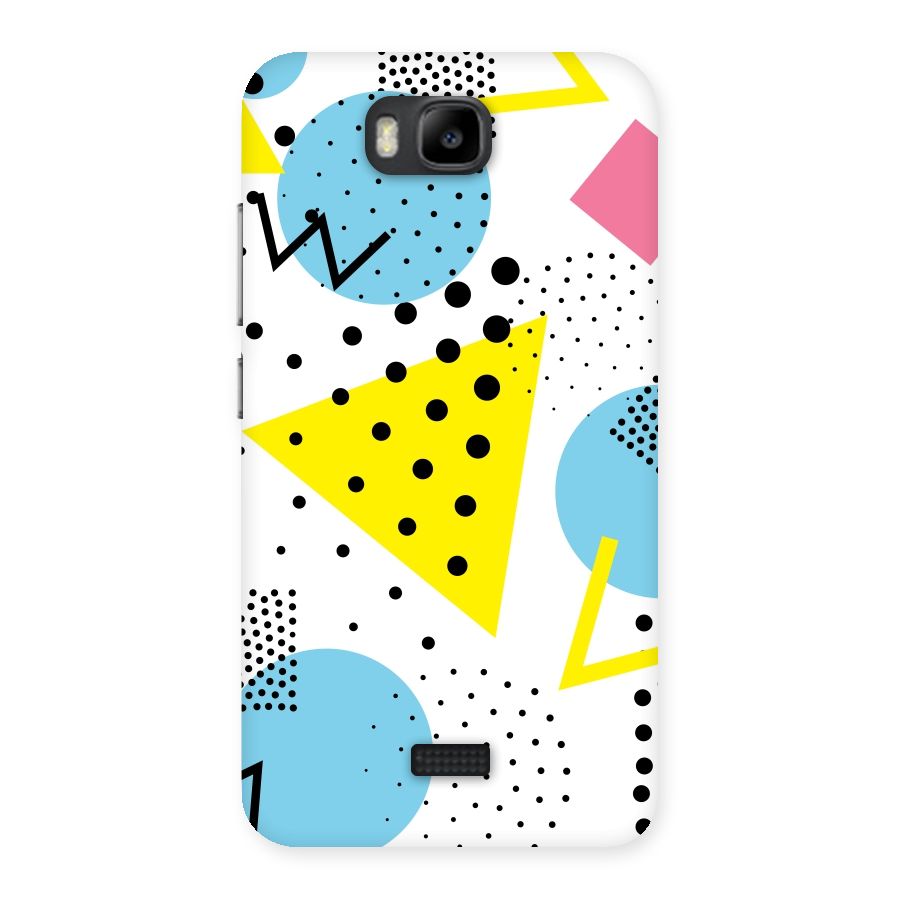 Abstract Geometry Back Case for Honor Bee