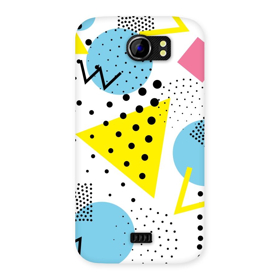 Abstract Geometry Back Case for Micromax Canvas 2 A110