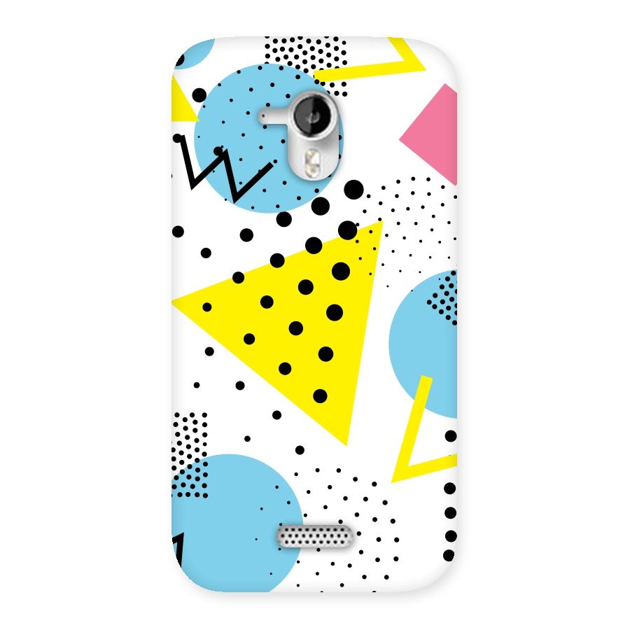 Abstract Geometry Back Case for Micromax Canvas HD A116
