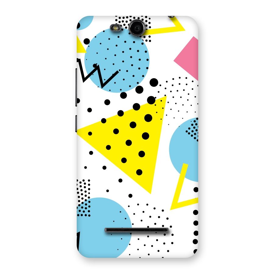 Abstract Geometry Back Case for Micromax Canvas Juice 3 Q392