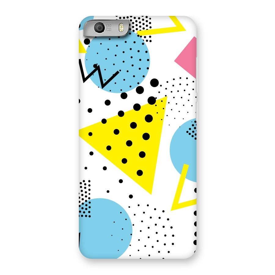 Abstract Geometry Back Case for Micromax Canvas Knight 2
