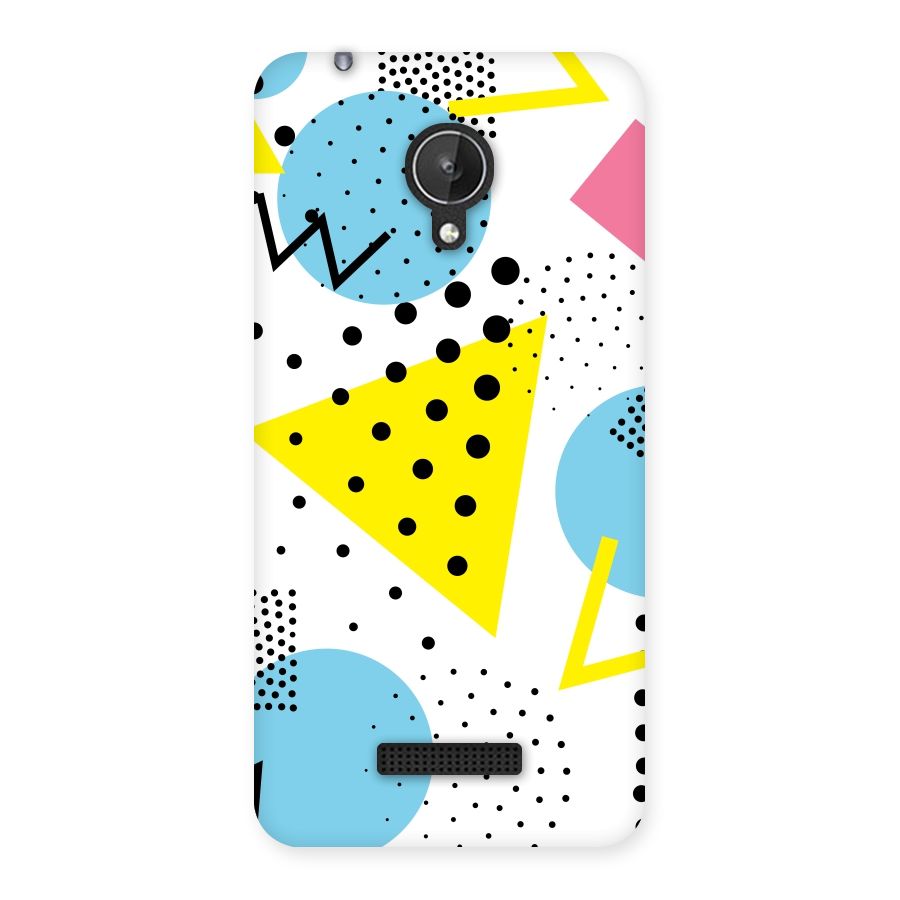 Abstract Geometry Back Case for Micromax Canvas Spark Q380