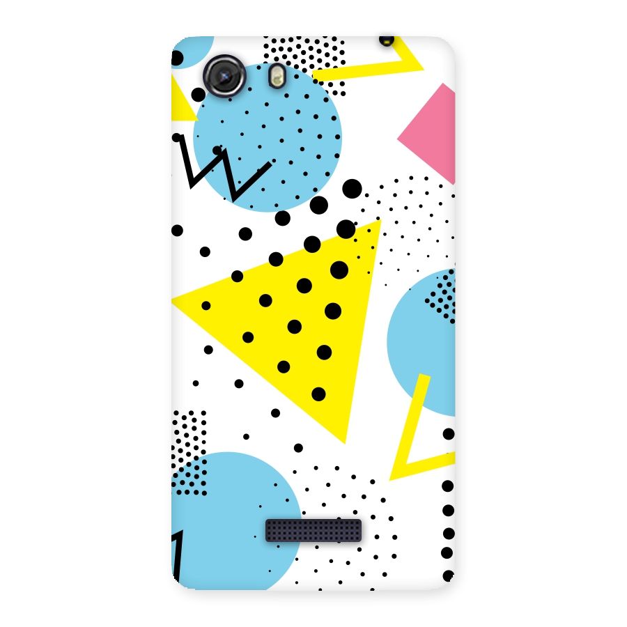 Abstract Geometry Back Case for Micromax Unite 3
