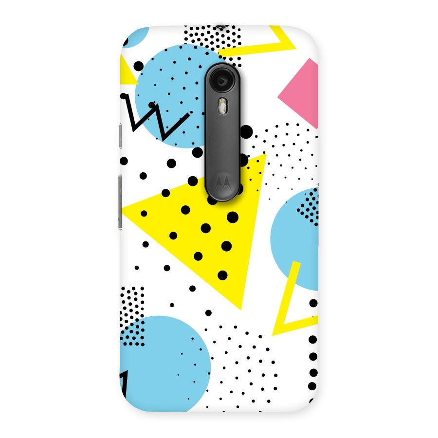 Abstract Geometry Back Case for Moto G Turbo