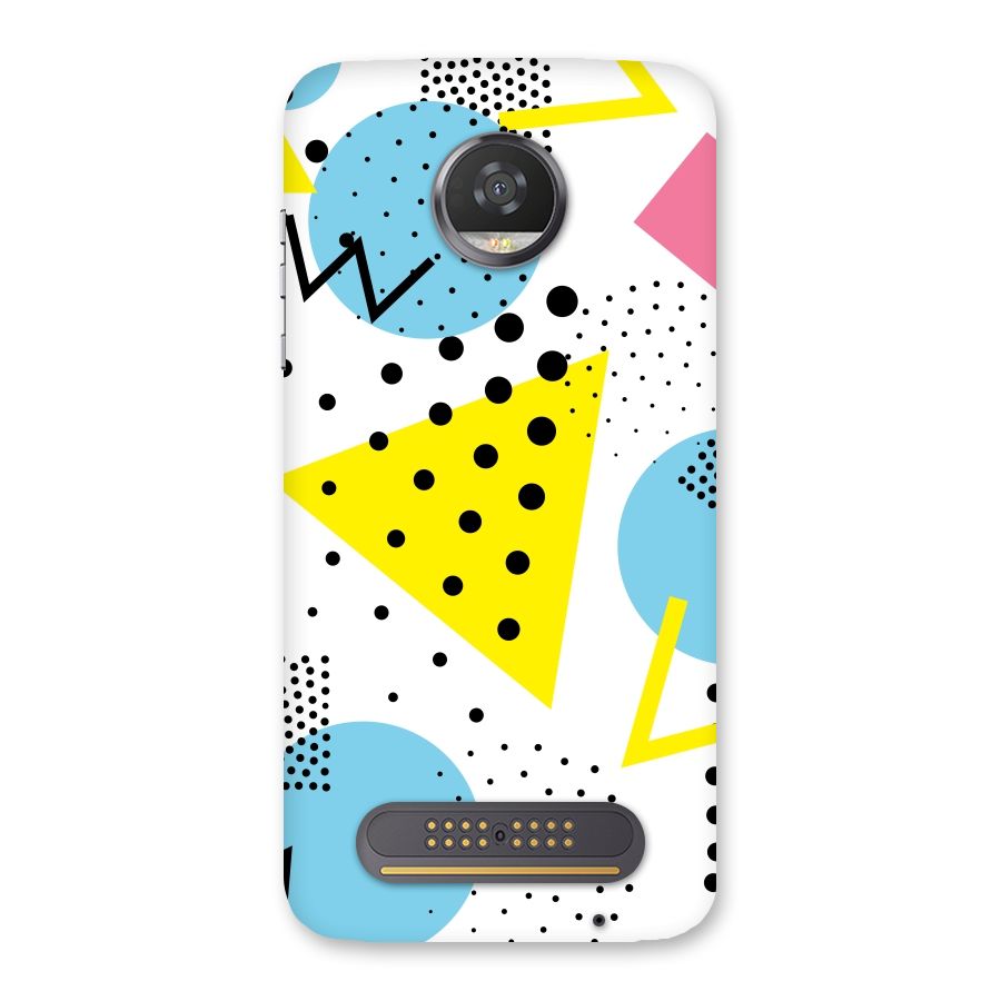 Abstract Geometry Back Case for Moto Z2 Play