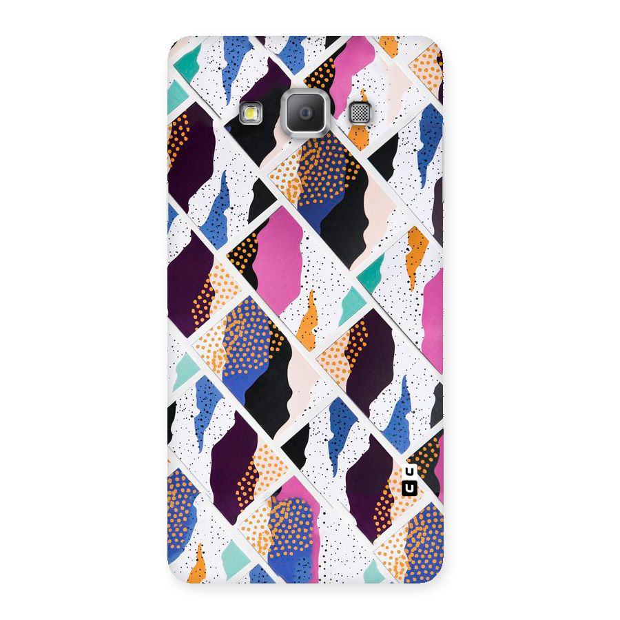 Abstract Polka Back Case for Galaxy A7