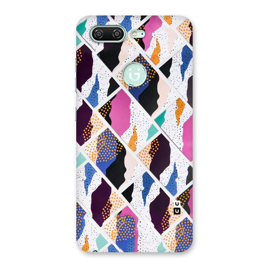 Abstract Polka Back Case for Gionee S10