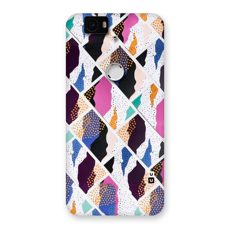 Abstract Polka Back Case for Google Nexus-6P