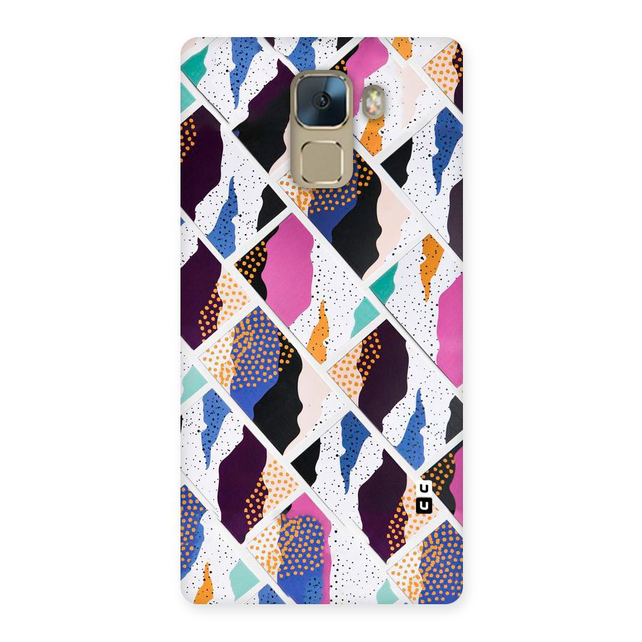 Abstract Polka Back Case for Huawei Honor 7