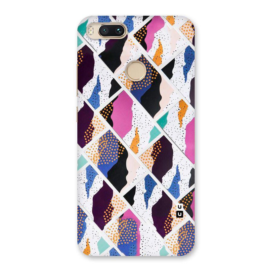 Abstract Polka Back Case for Mi A1