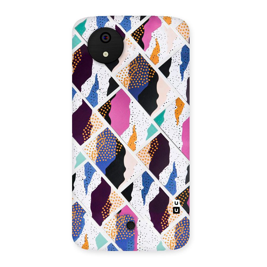 Abstract Polka Back Case for Micromax Canvas A1
