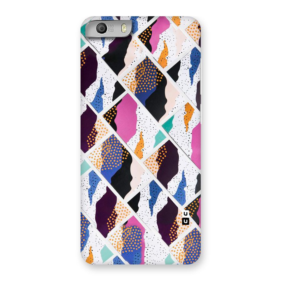 Abstract Polka Back Case for Micromax Canvas Knight 2