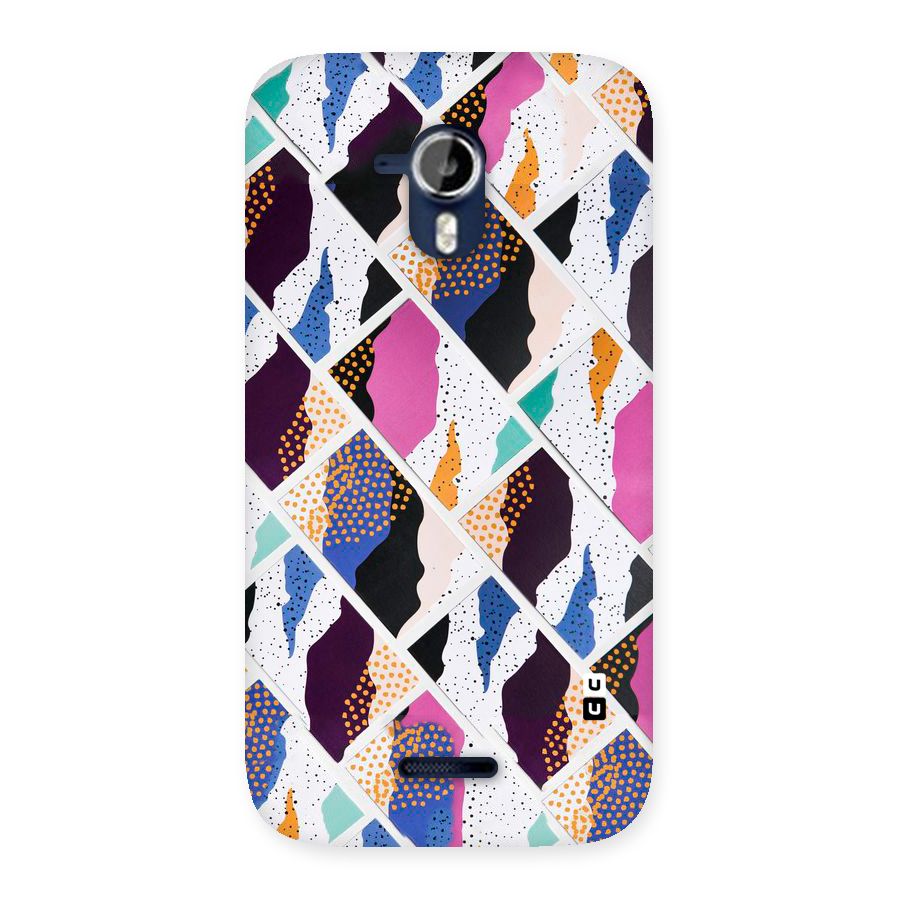 Abstract Polka Back Case for Micromax Canvas Magnus A117