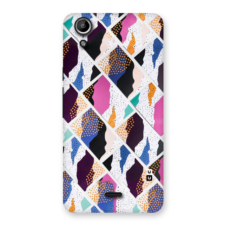 Abstract Polka Back Case for Micromax Canvas Selfie Lens Q345