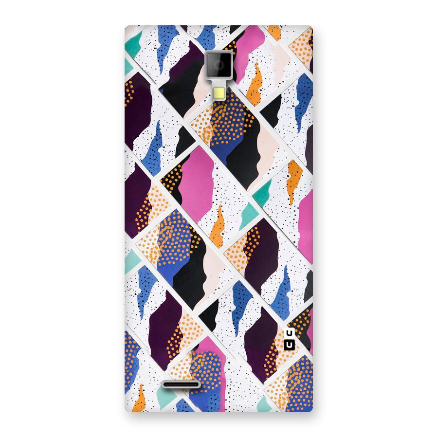 Abstract Polka Back Case for Micromax Canvas Xpress A99