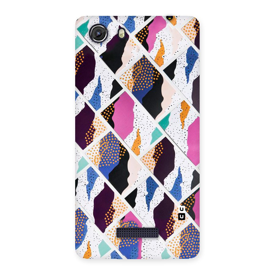 Abstract Polka Back Case for Micromax Unite 3