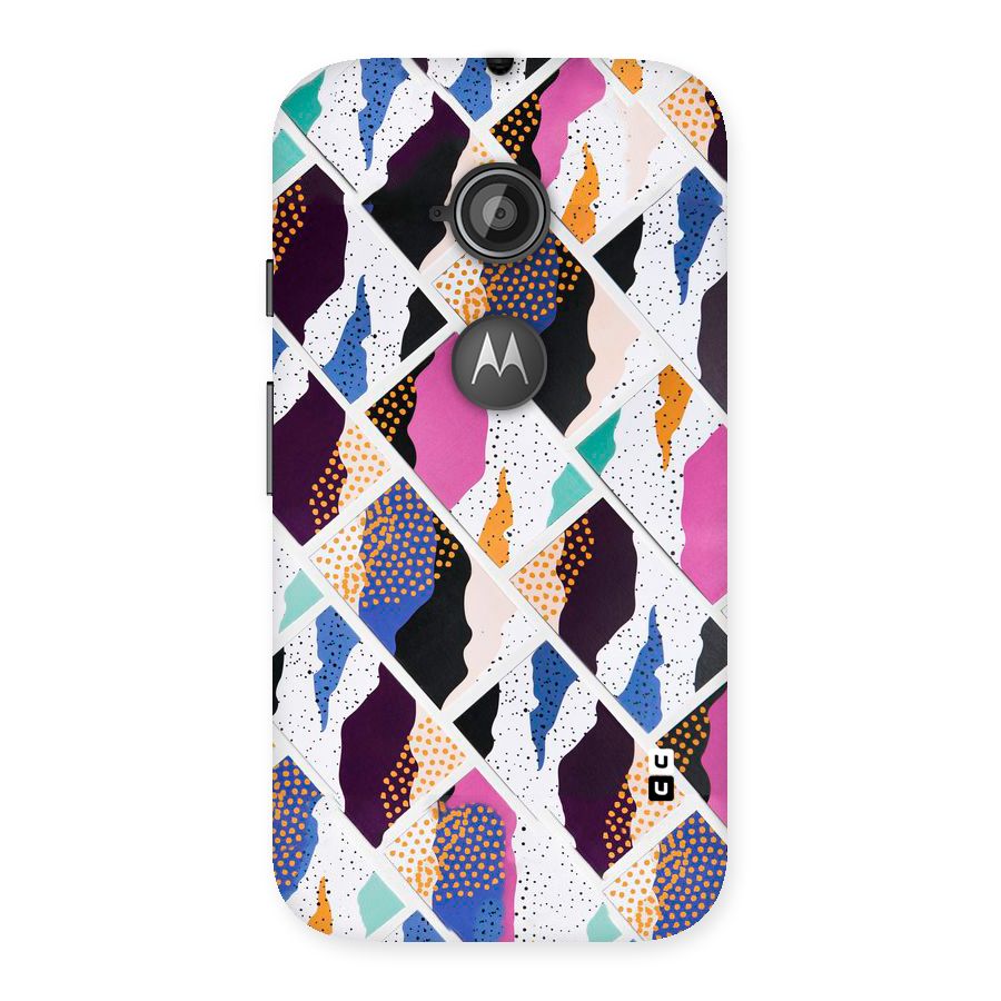 Abstract Polka Back Case for Moto E 2nd Gen