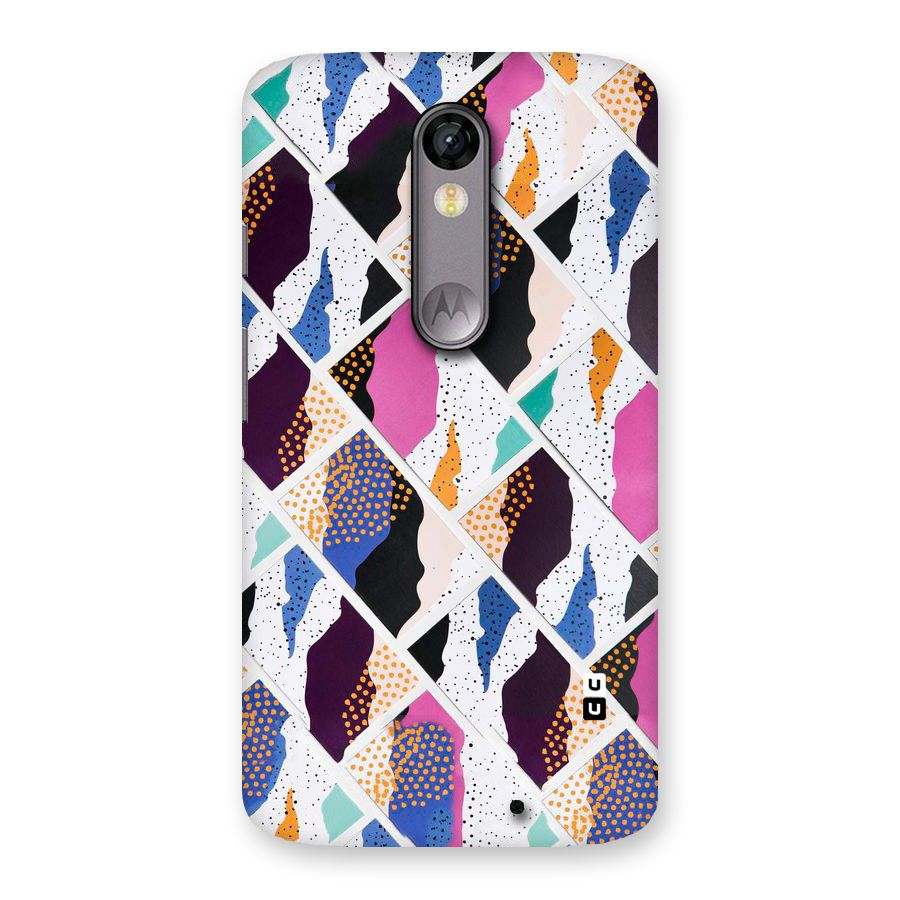 Abstract Polka Back Case for Moto X Force