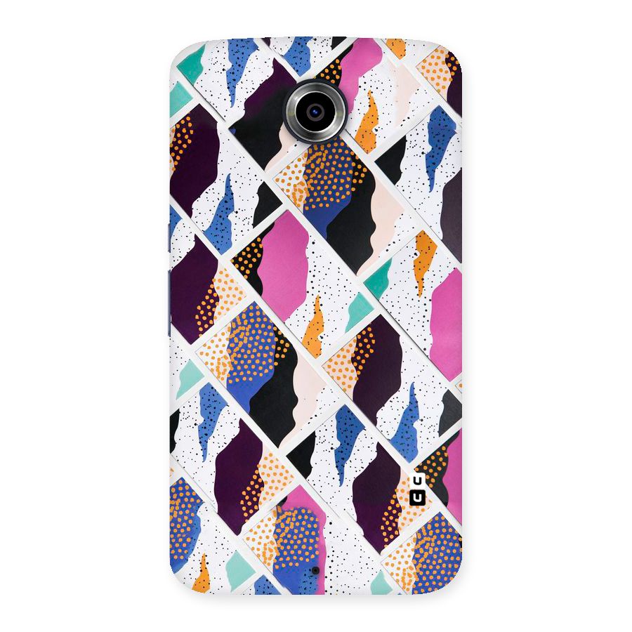 Abstract Polka Back Case for Nexsus 6