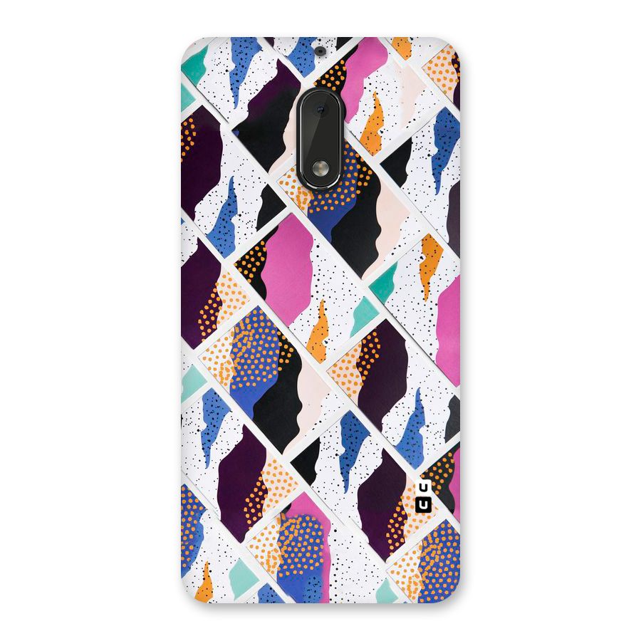 Abstract Polka Back Case for Nokia 6