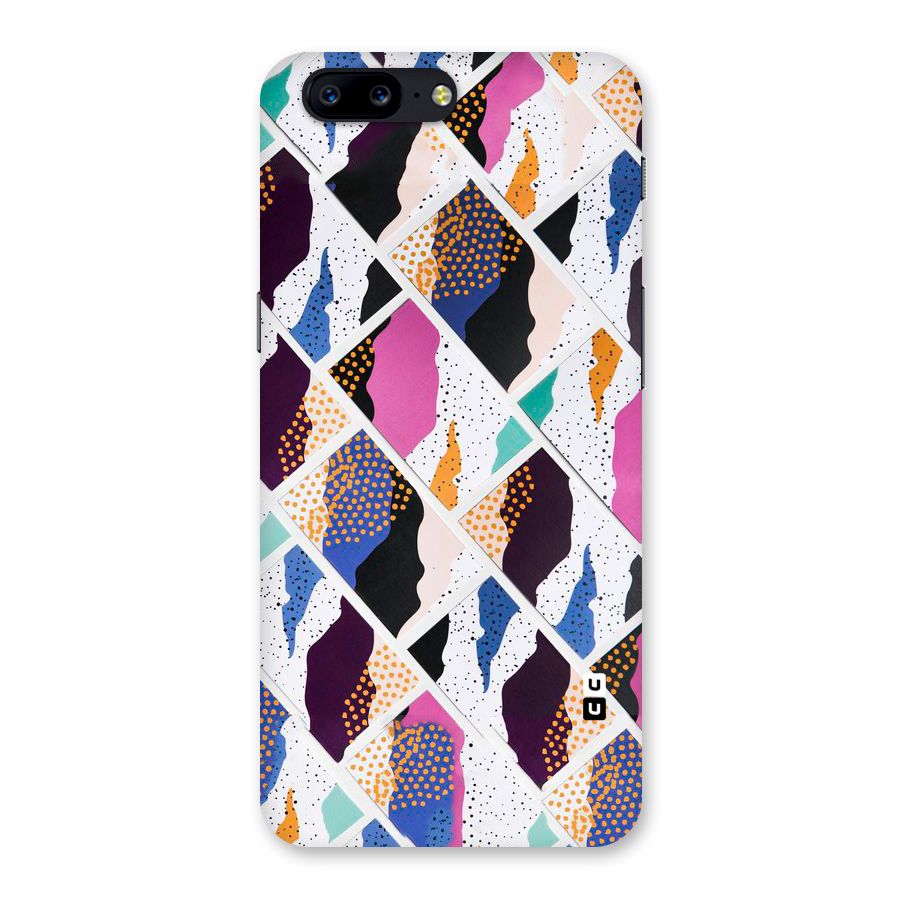 Abstract Polka Back Case for OnePlus 5