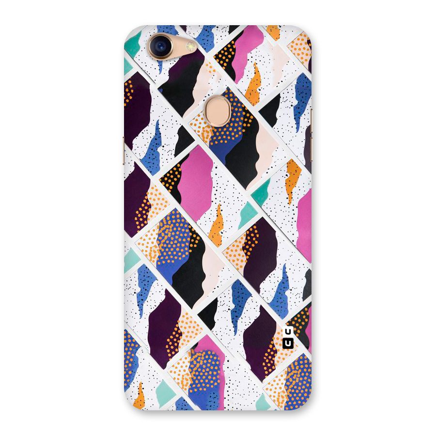 Abstract Polka Back Case for Oppo F5