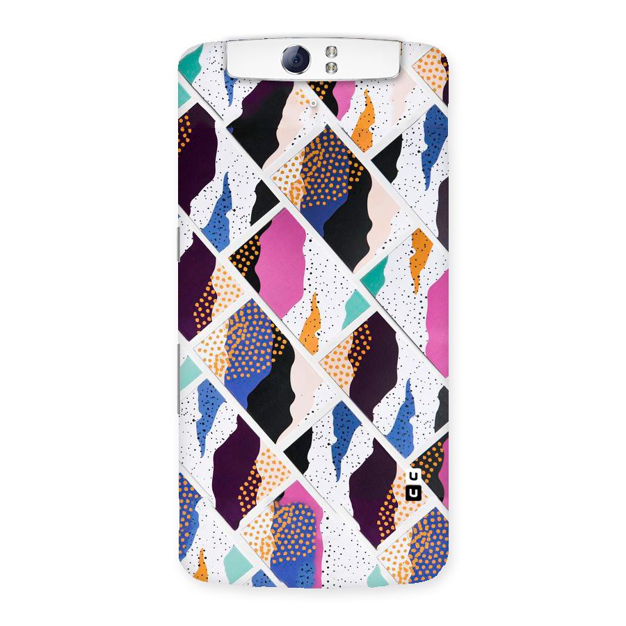 Abstract Polka Back Case for Oppo N1