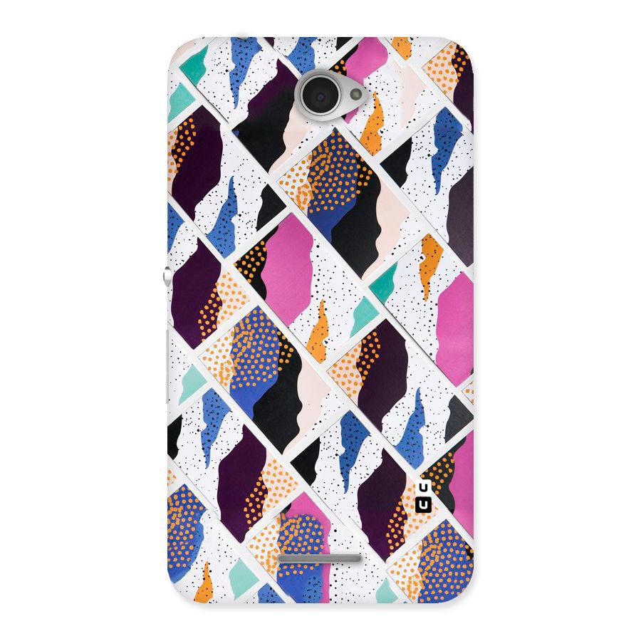 Abstract Polka Back Case for Sony Xperia E4