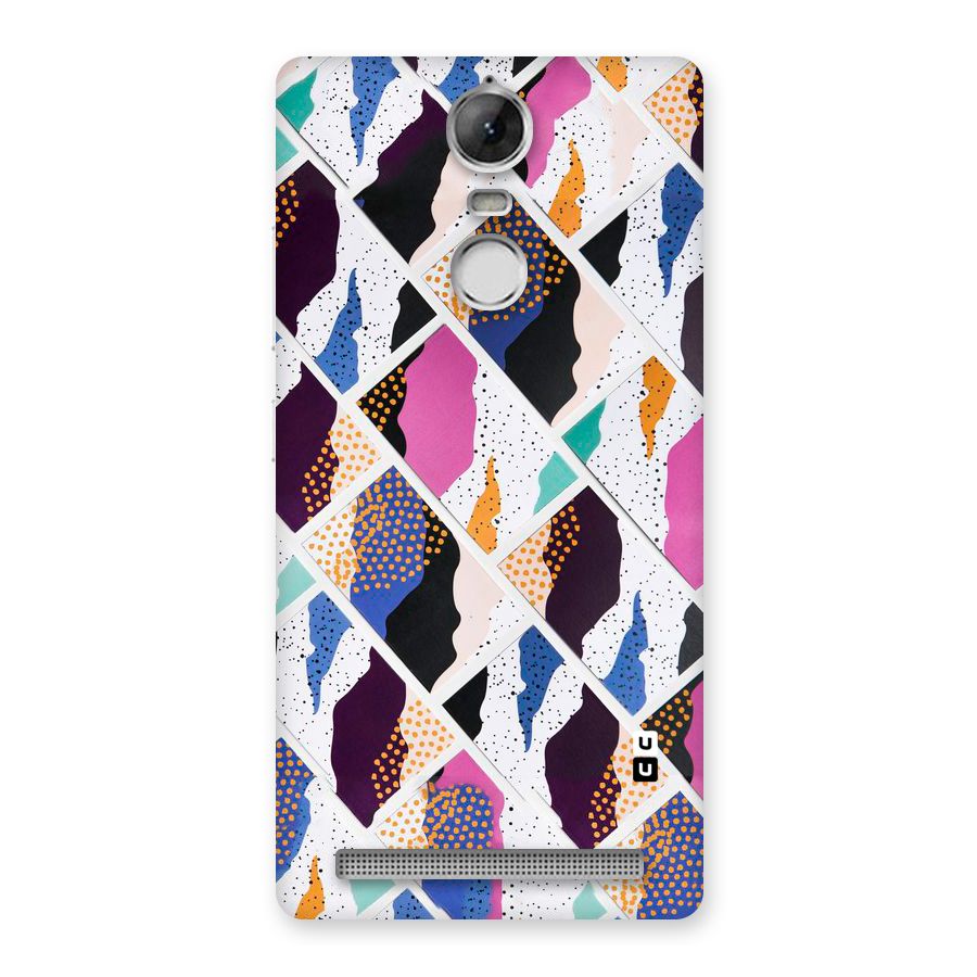 Abstract Polka Back Case for Vibe K5 Note