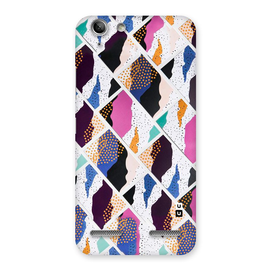 Abstract Polka Back Case for Vibe K5 Plus